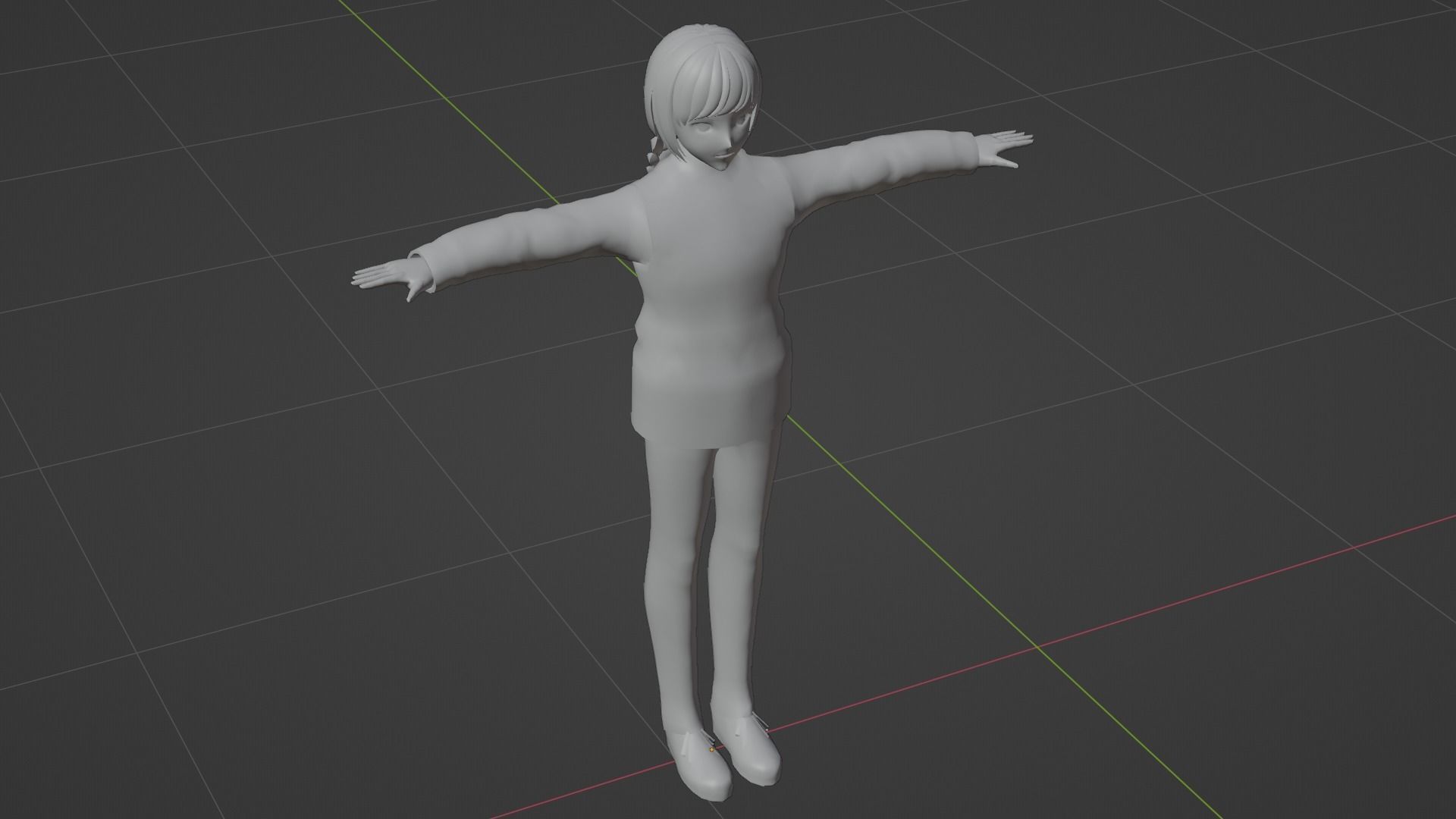 Squid Game - Player Low-poly 3D model_8