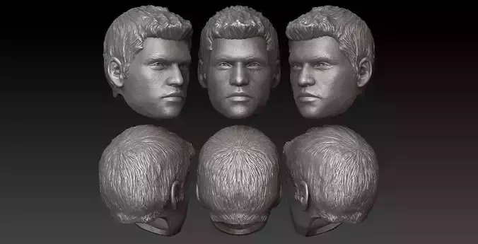 ONE12 SCALE HEAD - Piers Nivans- RE6 3D print model