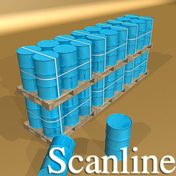 Metal Drums 3D model_15