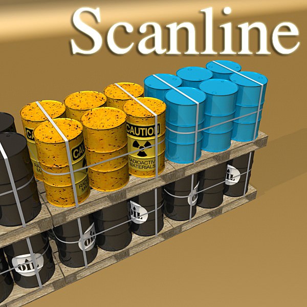 Metal Drums 3D model_11
