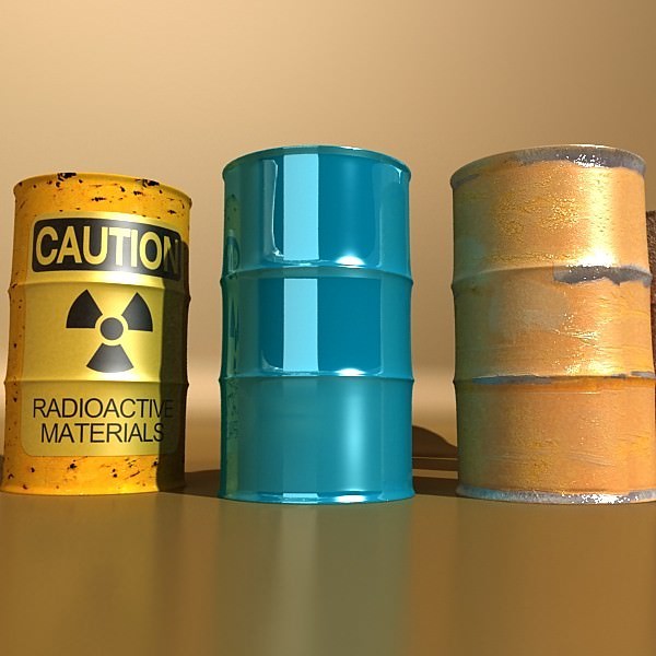 Metal Drums 3D model_5
