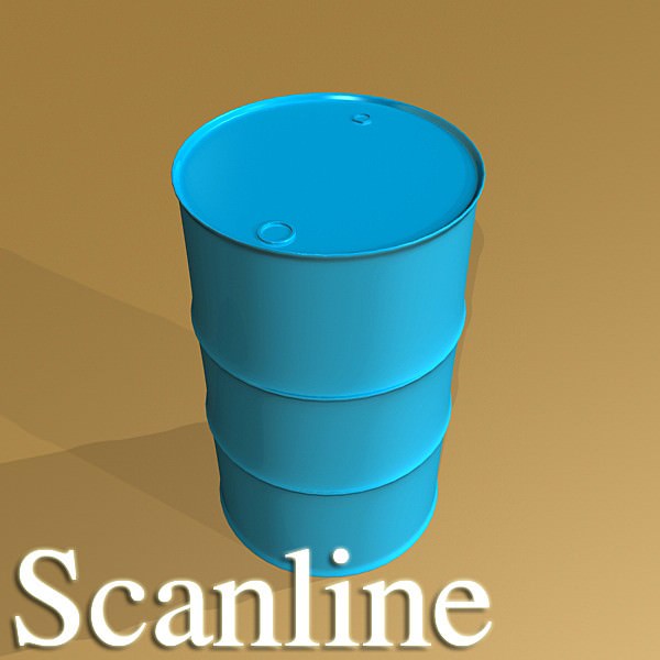 Metal Drums 3D model_16