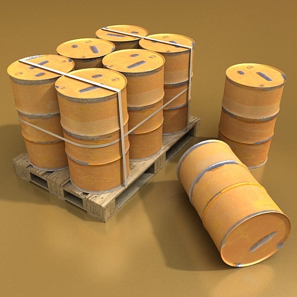 Metal Drums 3D model_28