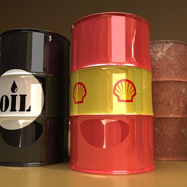 Metal Drums 3D model_4