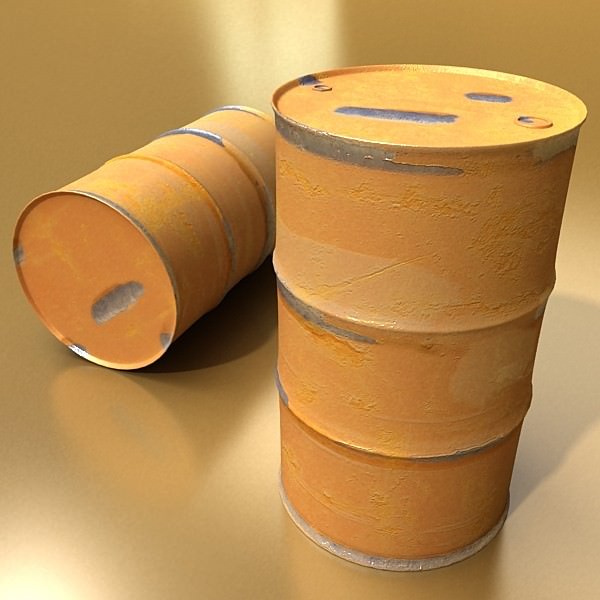 Metal Drums 3D model_29