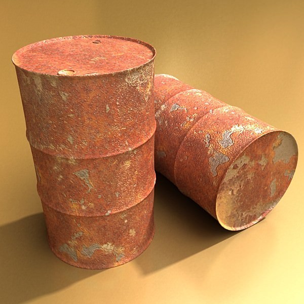 Metal Drums 3D model_43