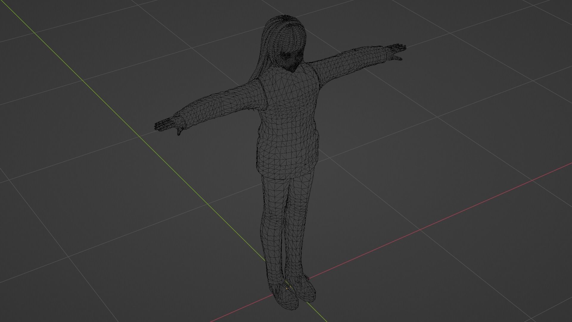 Squid Game - Player Low-poly 3D model_6