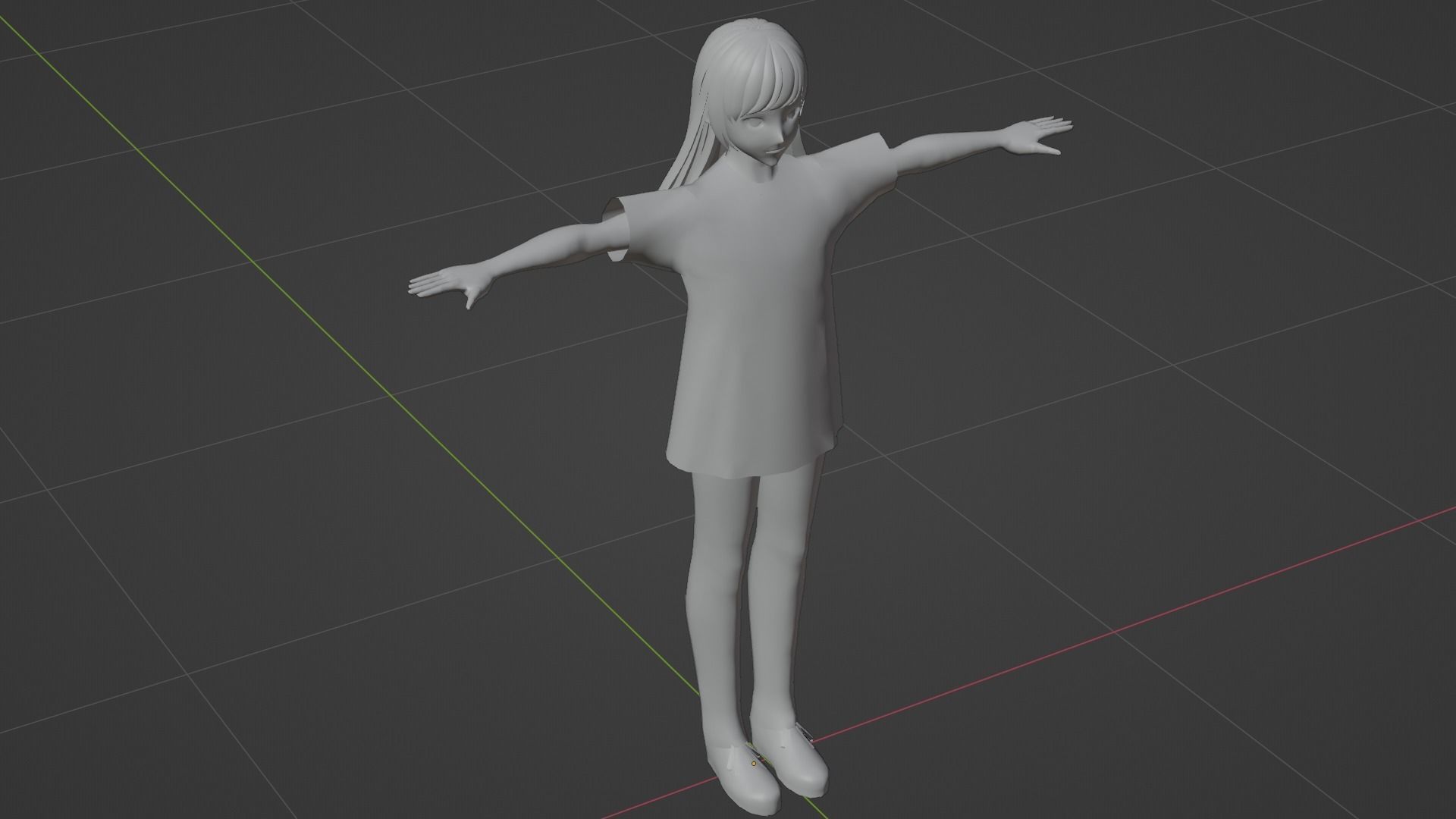 Squid Game - Player Low-poly 3D model_8