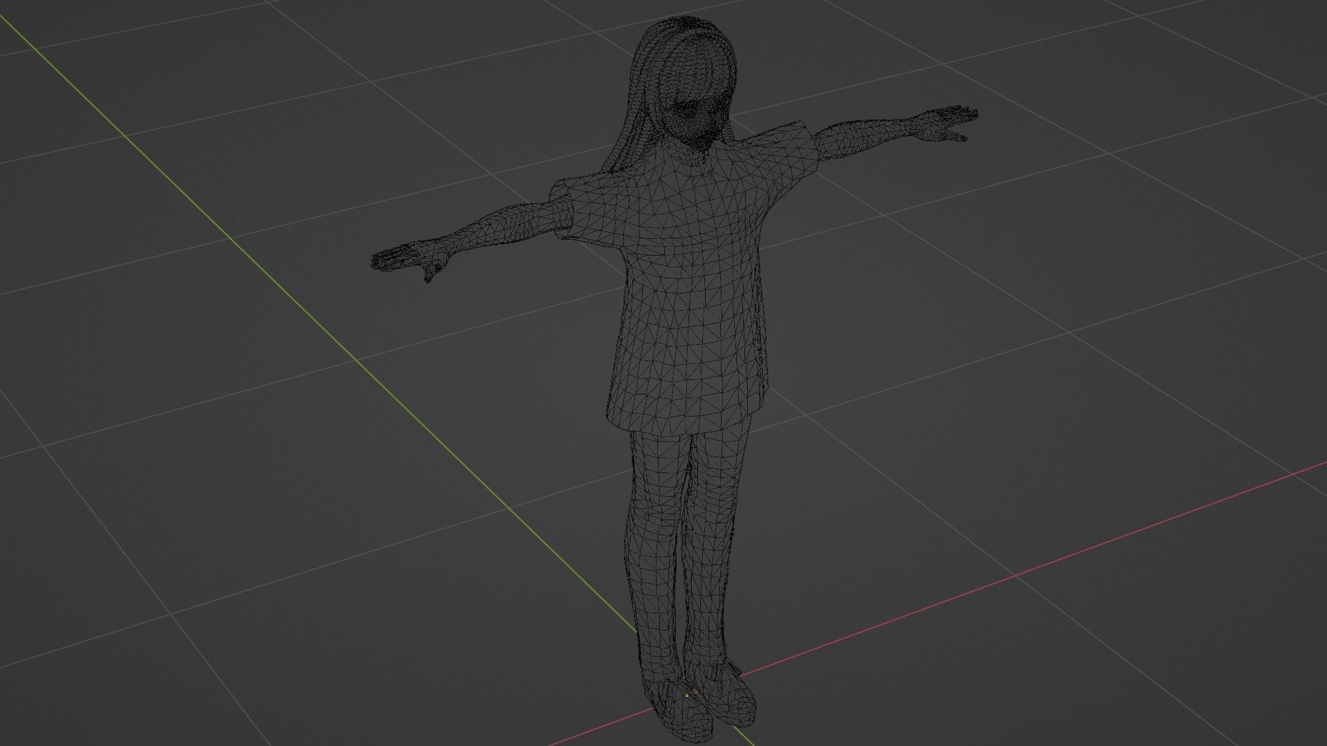 Squid Game - Player Low-poly 3D model_7