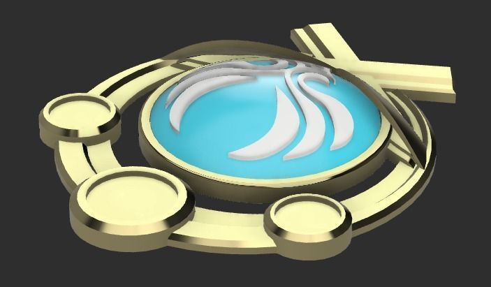 Genshin Impact - Inazuma vision 3D print model_3