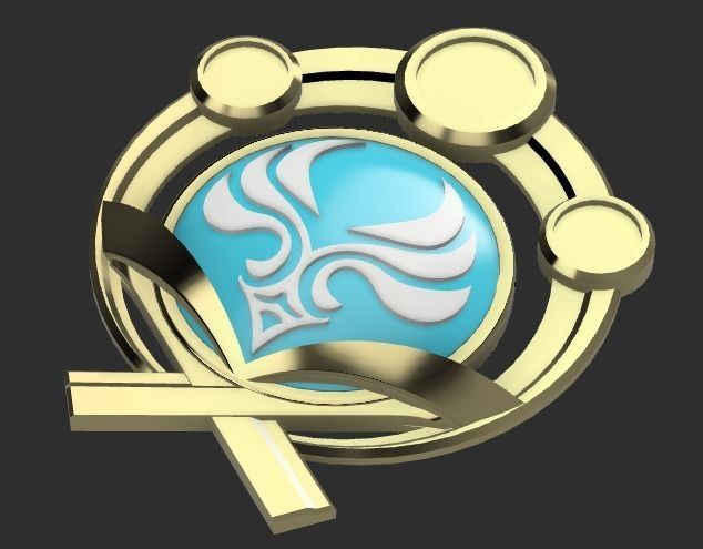 Genshin Impact - Inazuma vision 3D print model_2