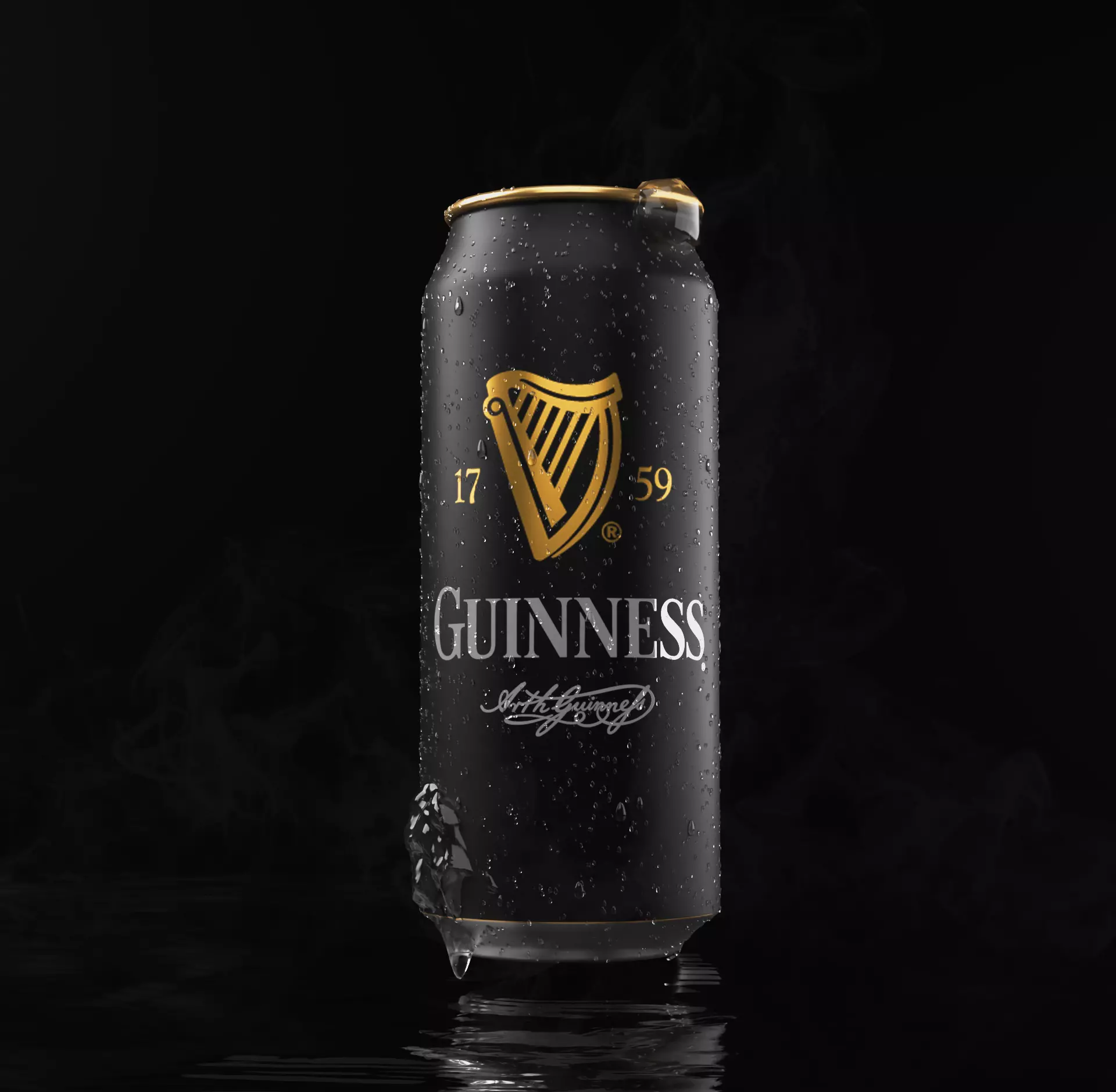 Guiness can Free 3D model