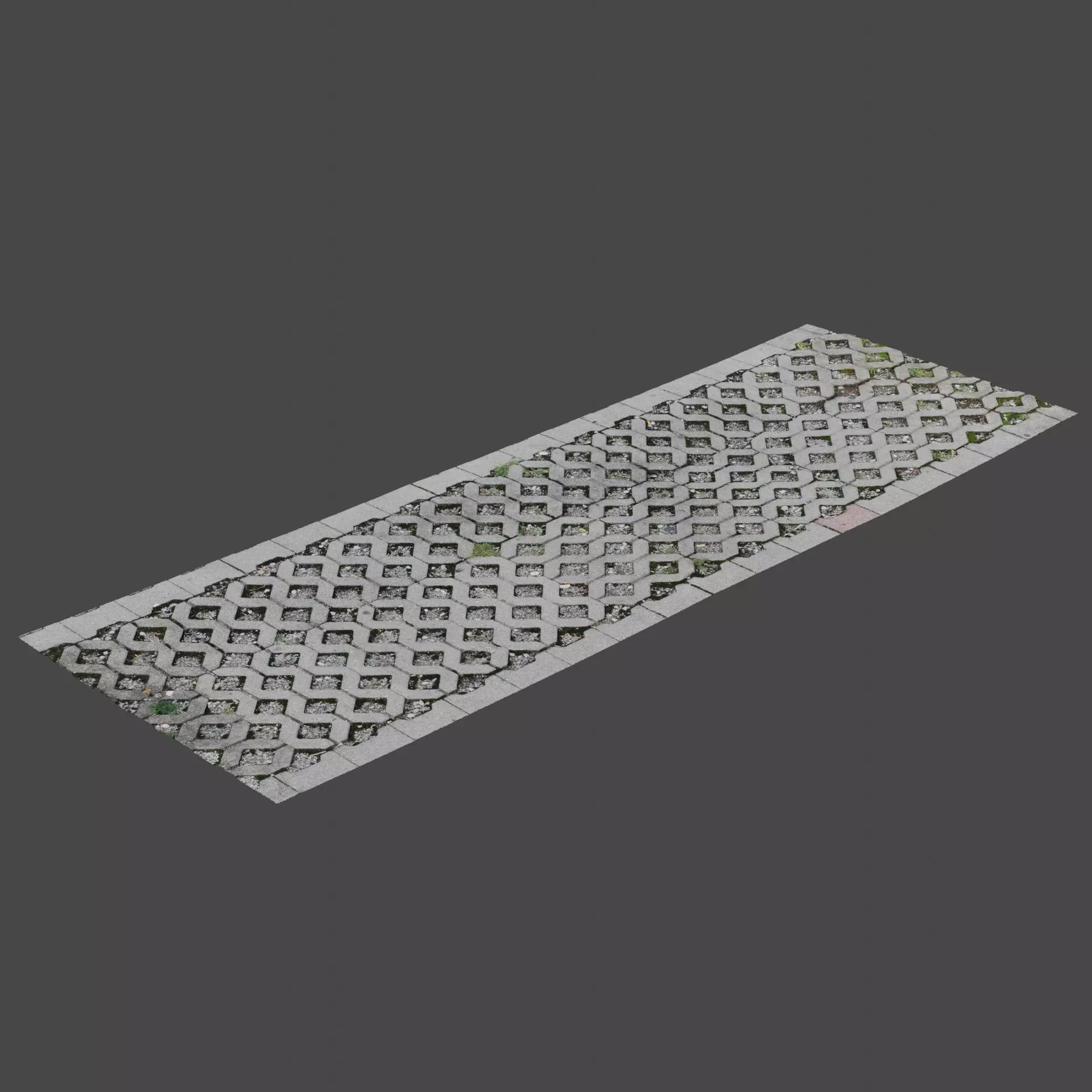 Stone Path 3D model_0