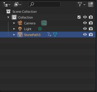Stone Path 3D model_4