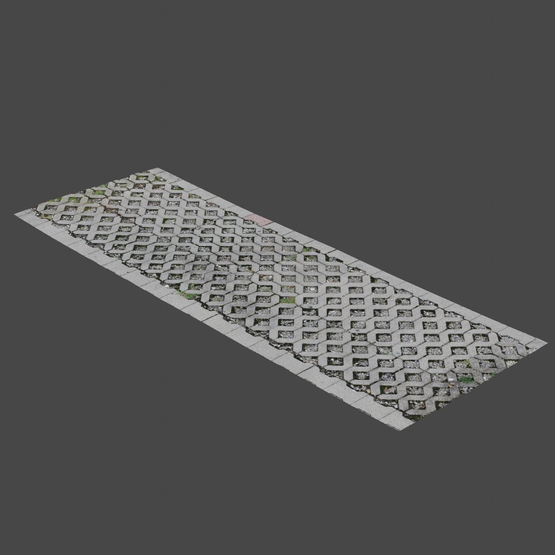 Stone Path 3D model_1