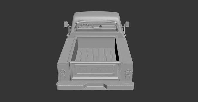 CHEVROLET K20 UTILITY BED 3D print model 4