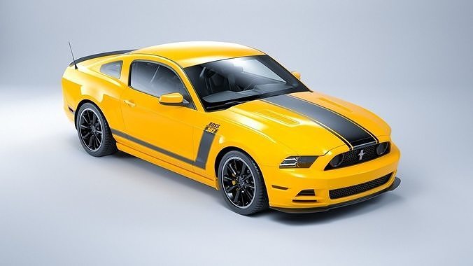 Mustang Boss 302  2013-2014 3D model