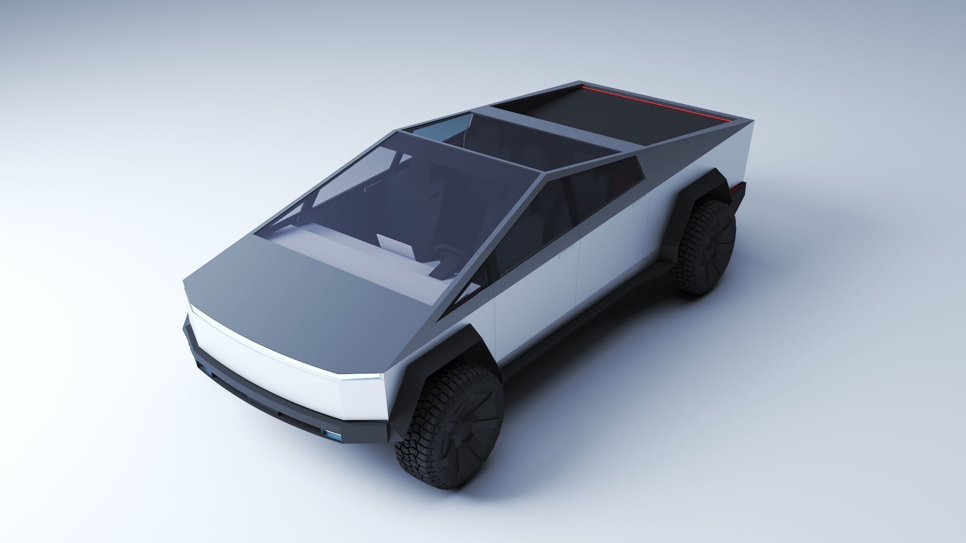 Tesla Cybertruck 3D model_7