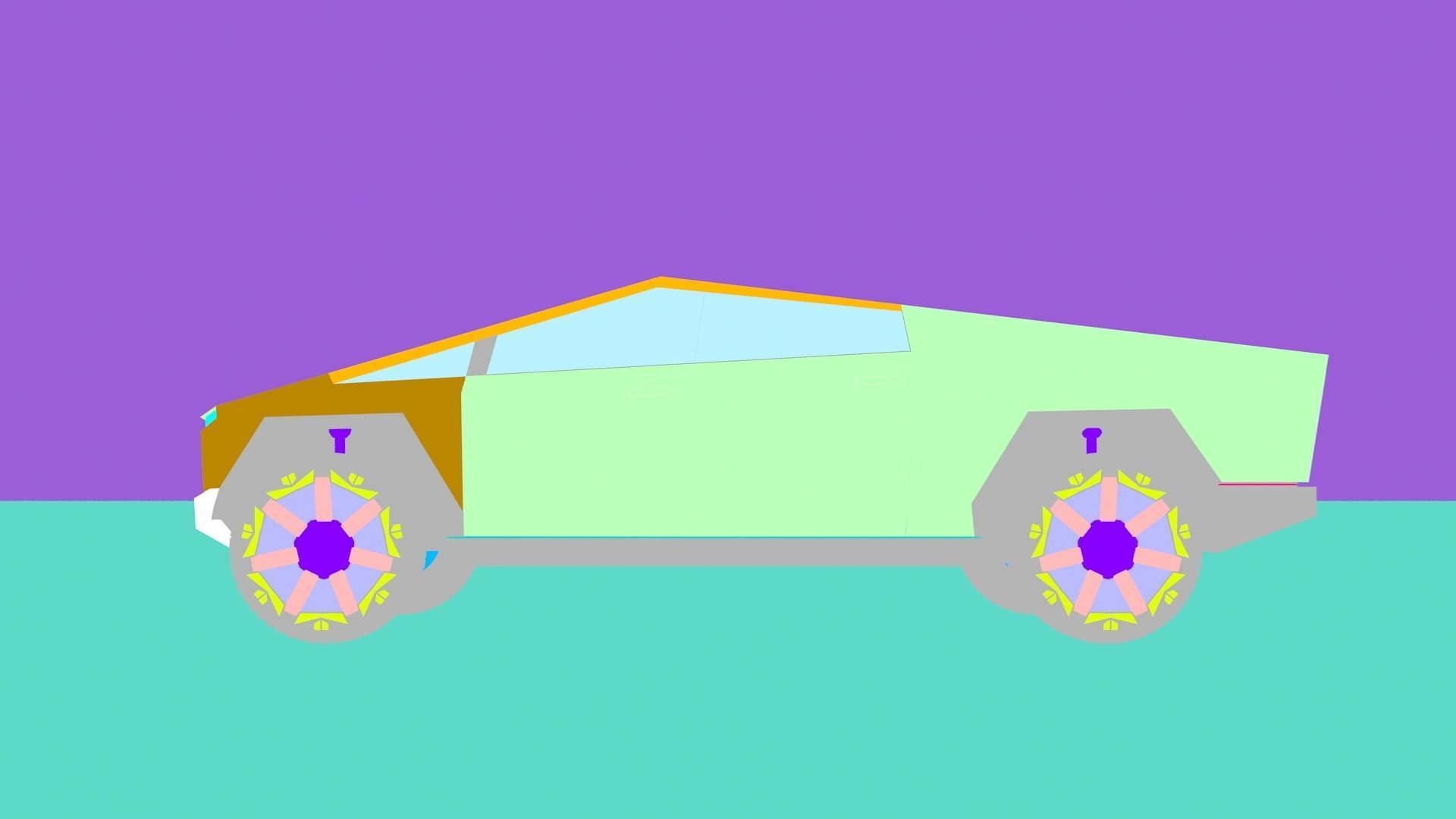 Tesla Cybertruck 3D model_12