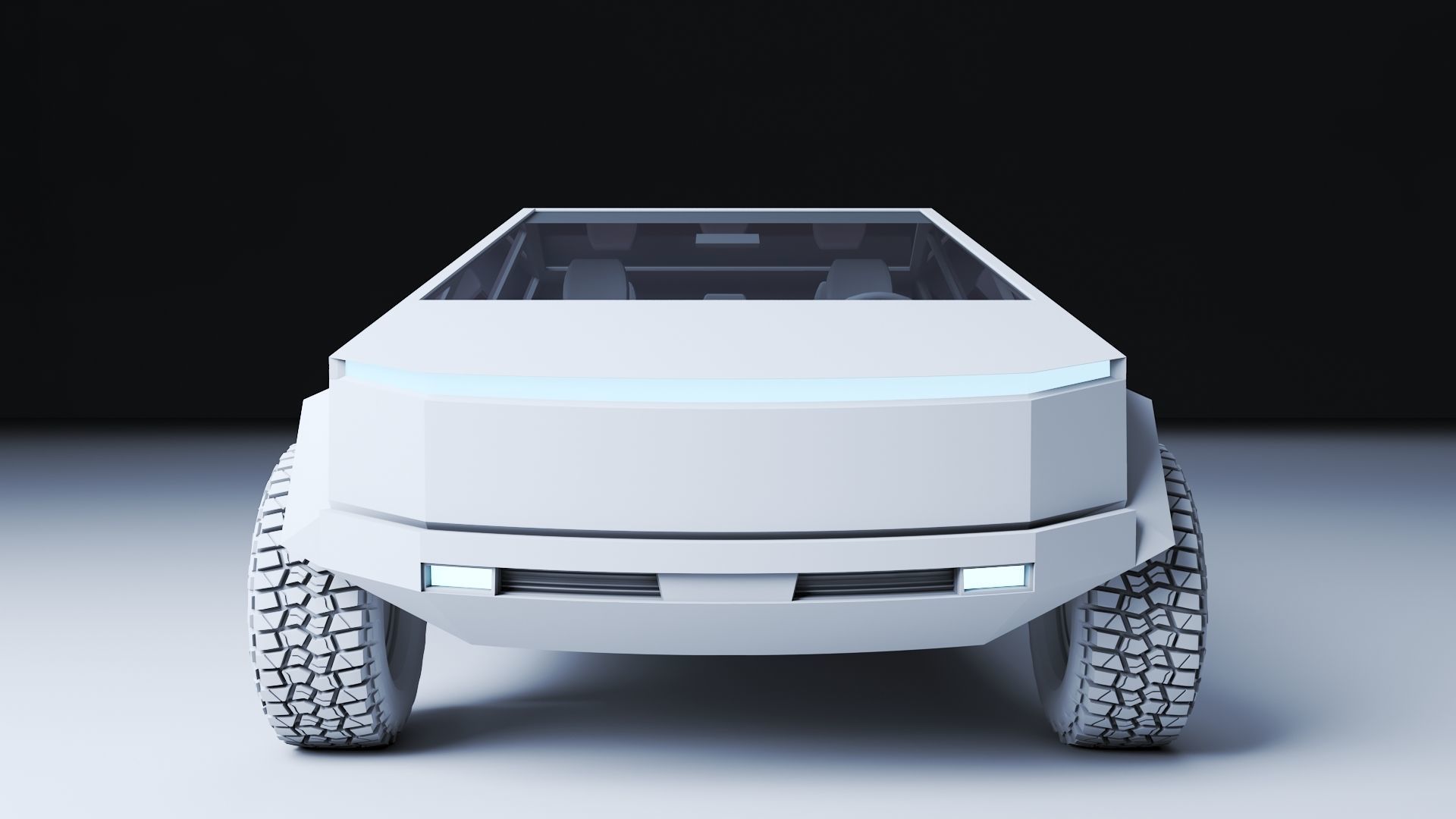 Tesla Cybertruck 3D model_4