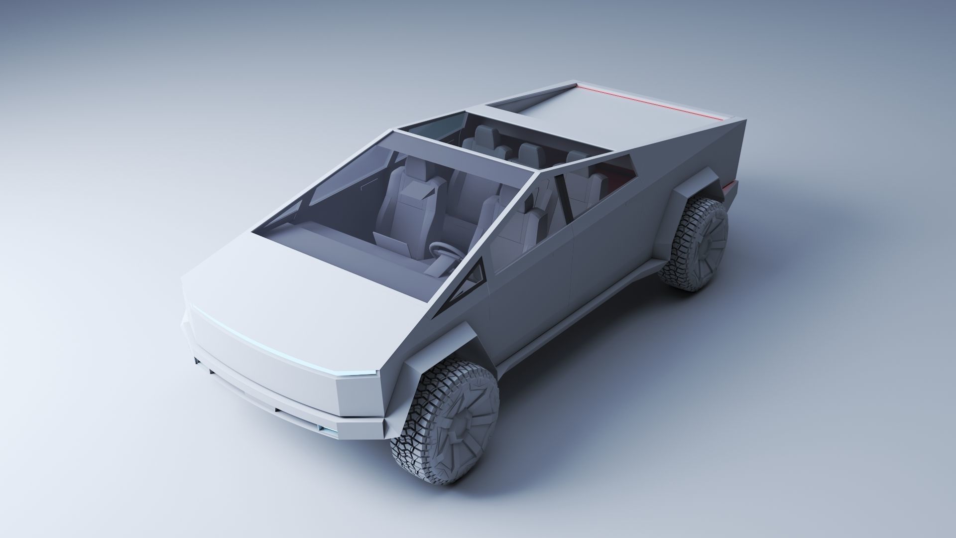 Tesla Cybertruck 3D model_8