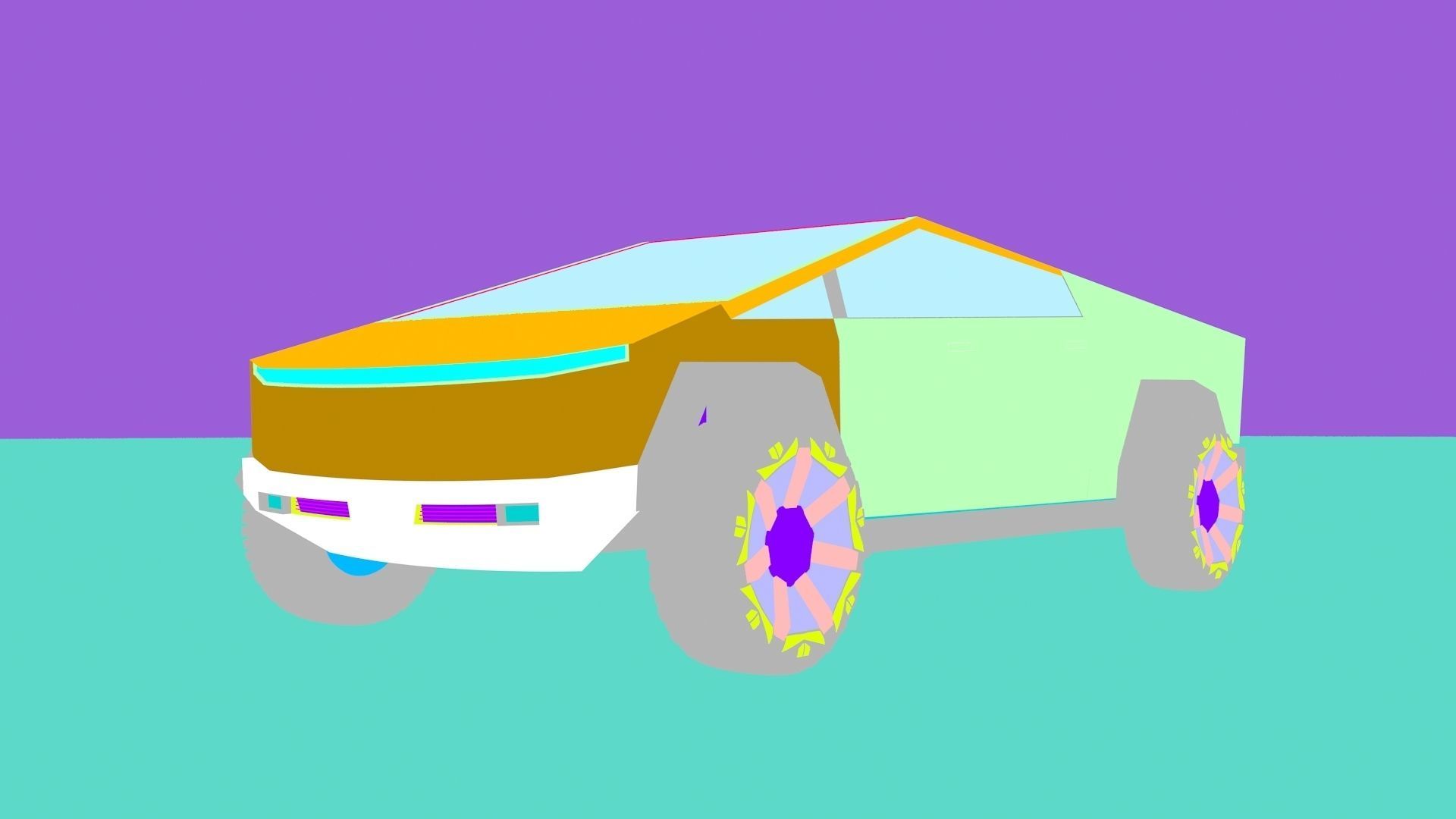 Tesla Cybertruck 3D model_13