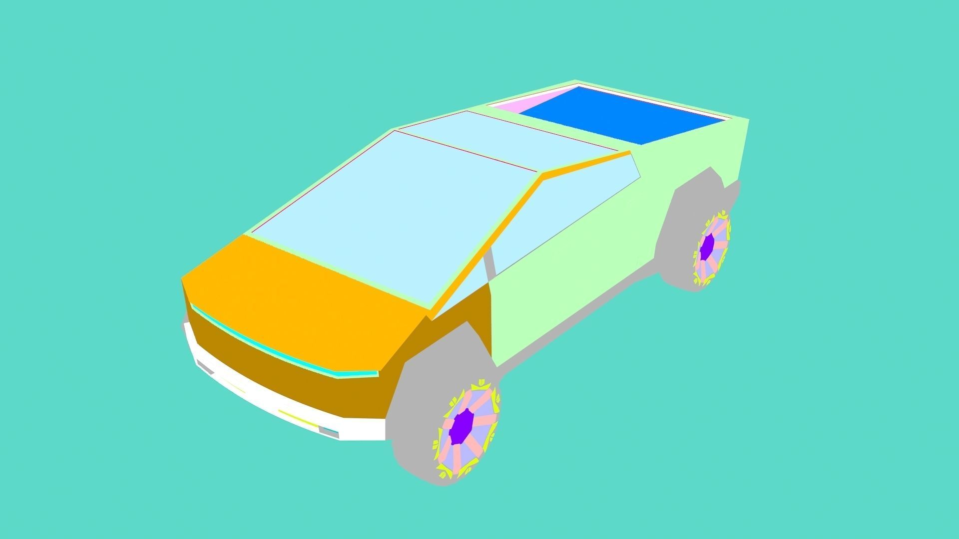 Tesla Cybertruck 3D model_15