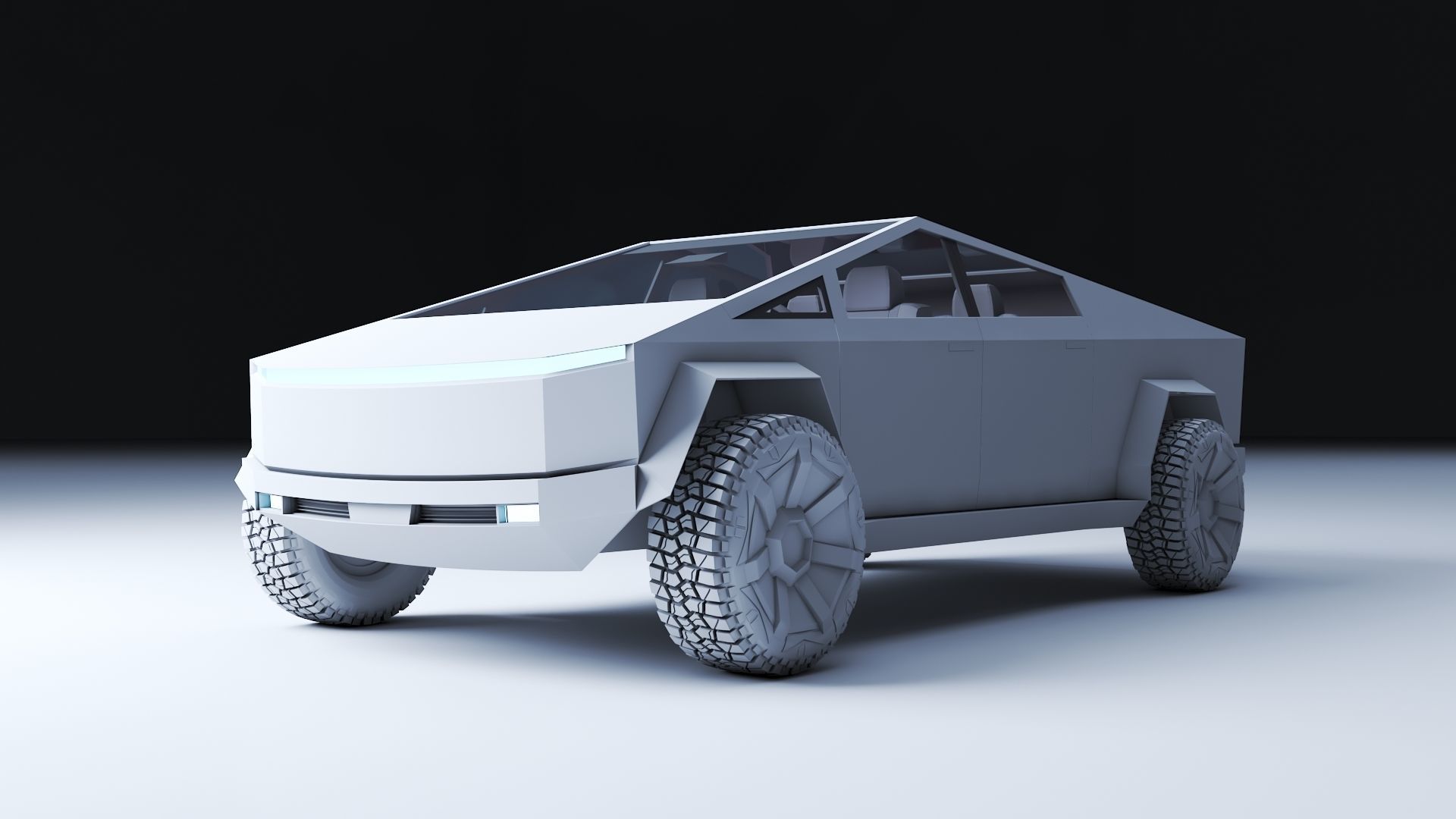 Tesla Cybertruck 3D model_2