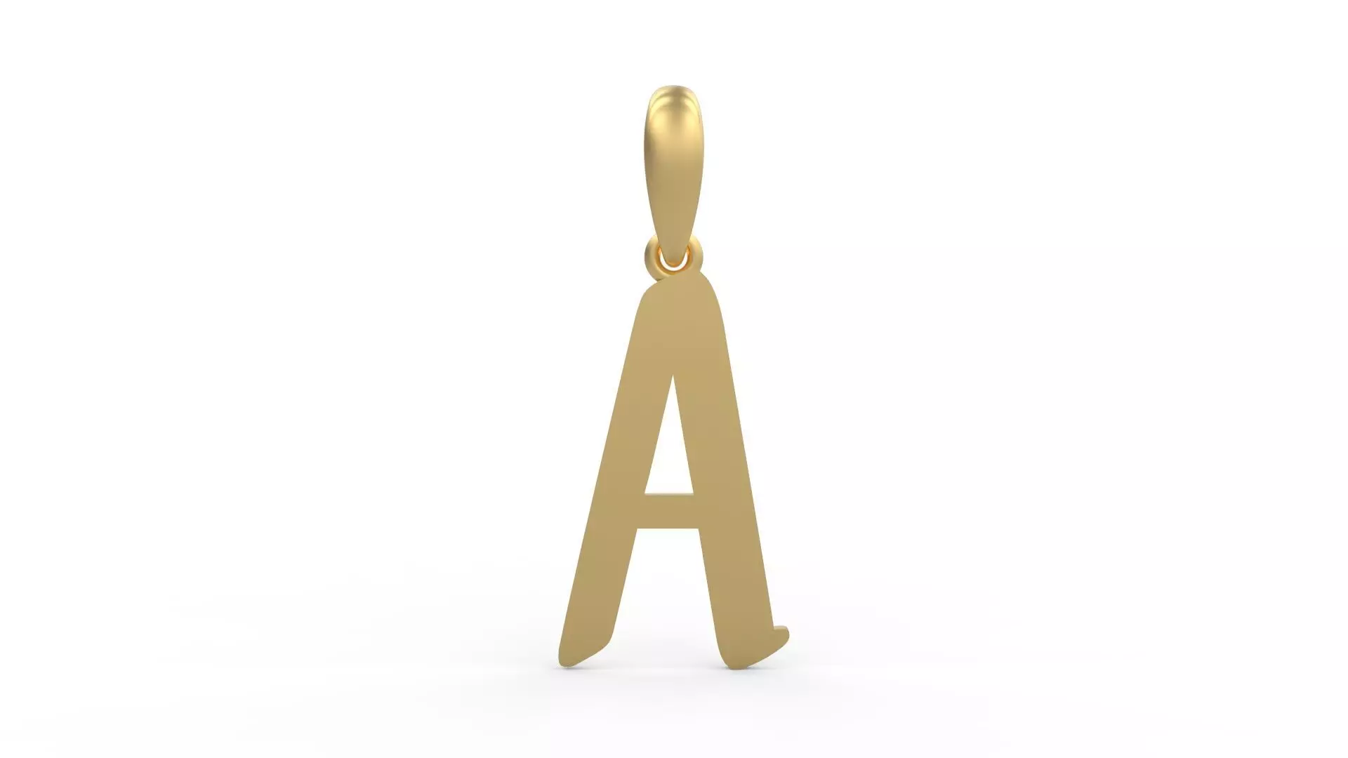 Initial Letters Pendant Solander A 3D print model_0