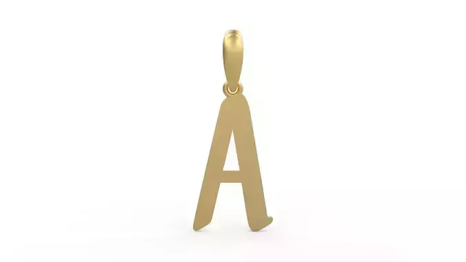 Initial Letters Pendant Solander A