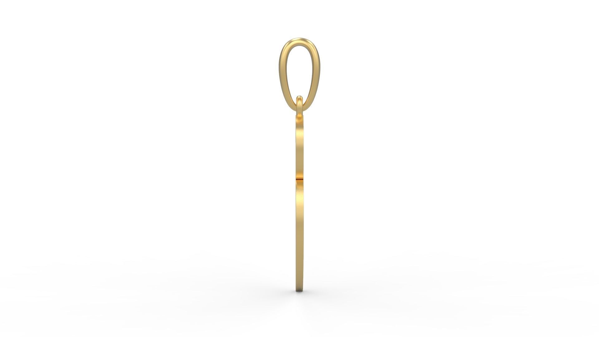 Initial Letters Pendant Solander B 3D print model_2