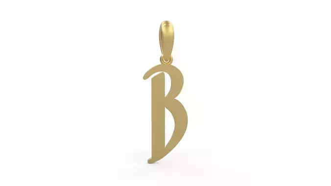 Initial Letters Pendant Solander B