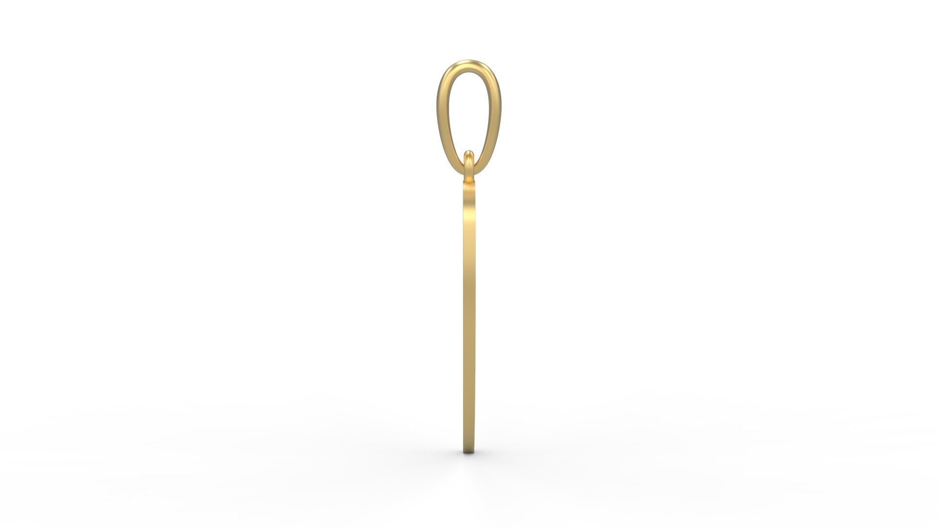 Initial Letters Pendant Solander D 3D print model_2