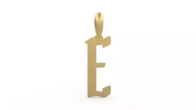 Initial Letters Pendant Solander E