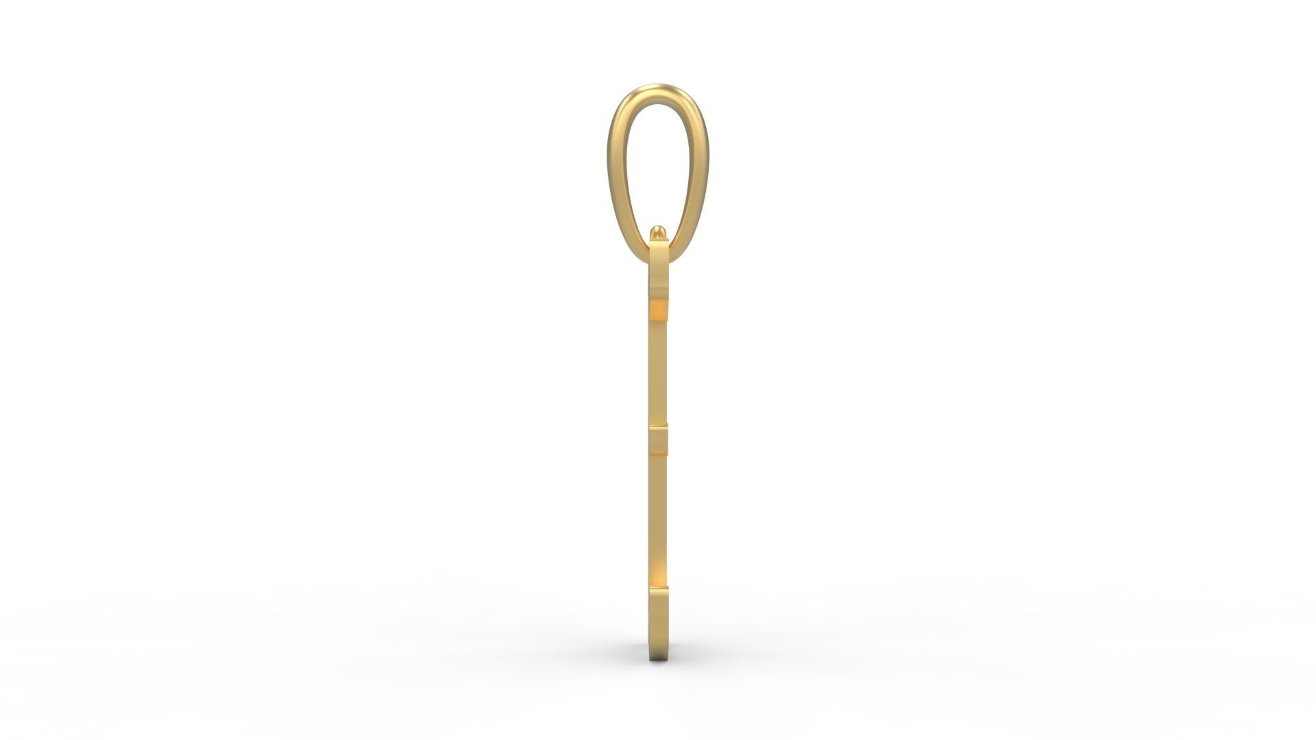 Initial Letters Pendant Solander E 3D print model_2