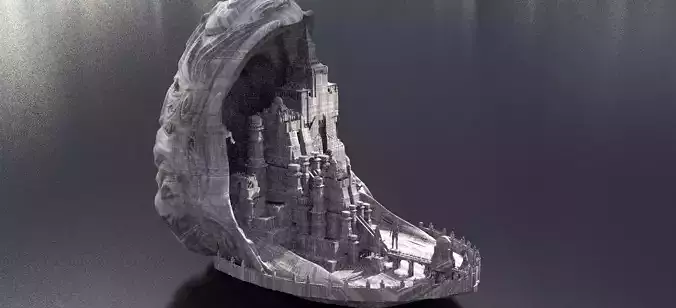 Easter Egg Hidden City 3D model