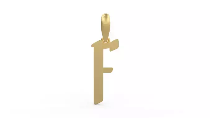 Initial Letters Pendant Solander F