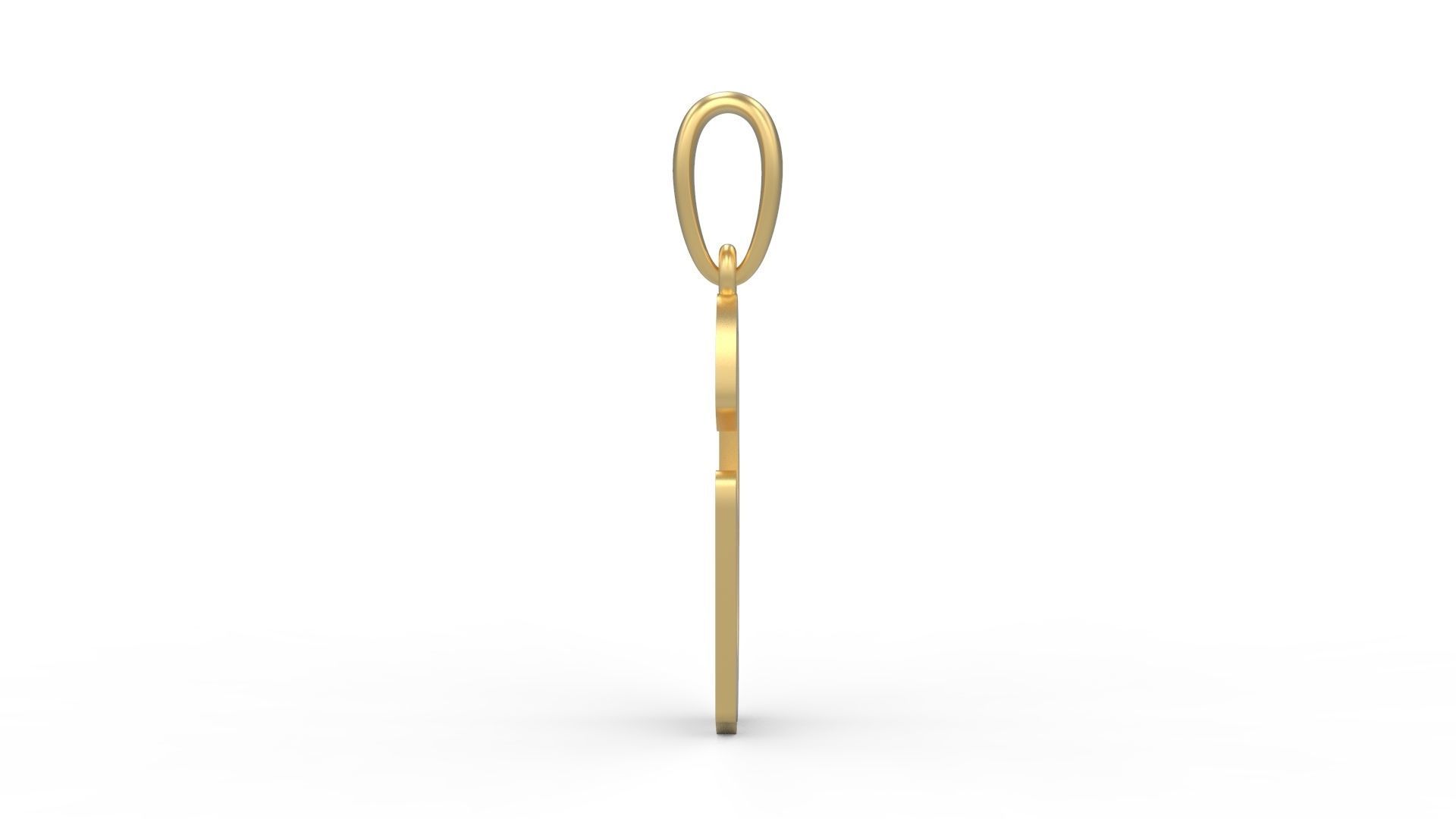 Initial Letters Pendant Solander G 3D print model_2