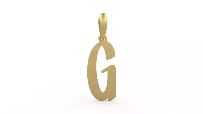 Initial Letters Pendant Solander G