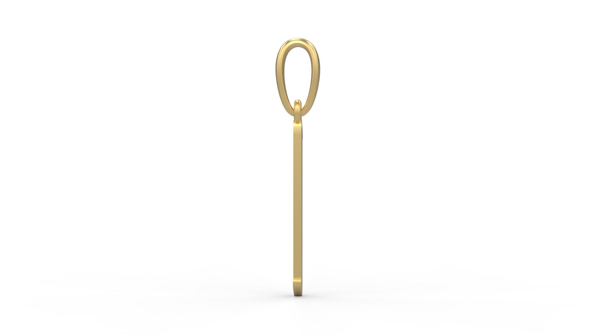 Initial Letters Pendant Solander I 3D print model_2