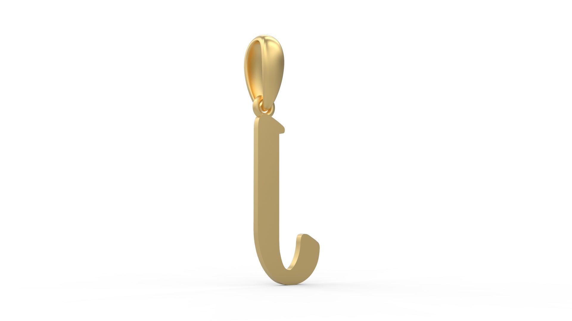 Initial Letters Pendant Solander J 3D print model_3