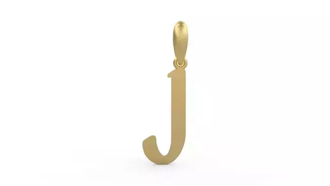 Initial Letters Pendant Solander J