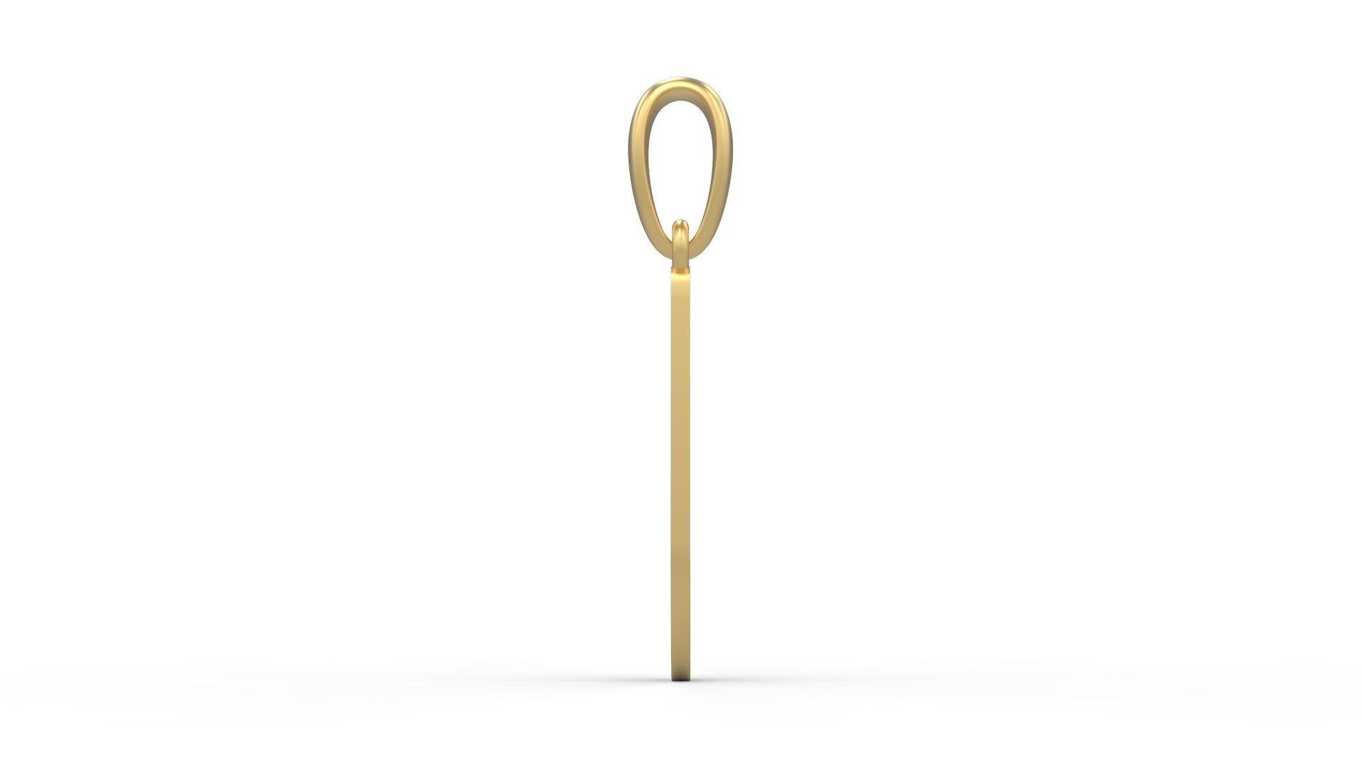 Initial Letters Pendant Solander J 3D print model_2