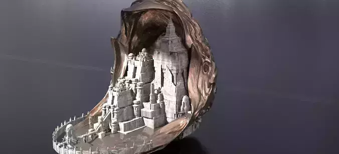 Golden Easter Ornate City extended