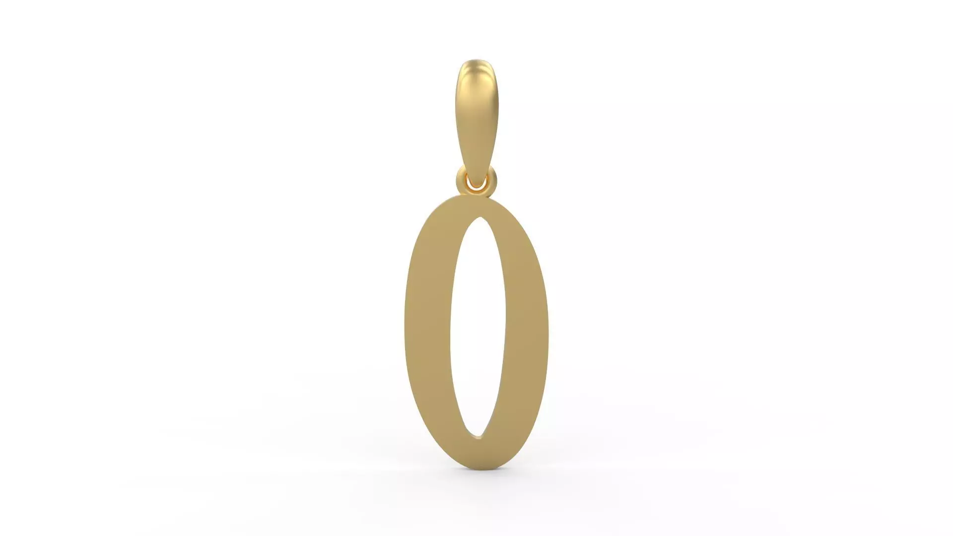 Initial Letters Pendant Solander O 3D print model_0