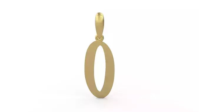 Initial Letters Pendant Solander O