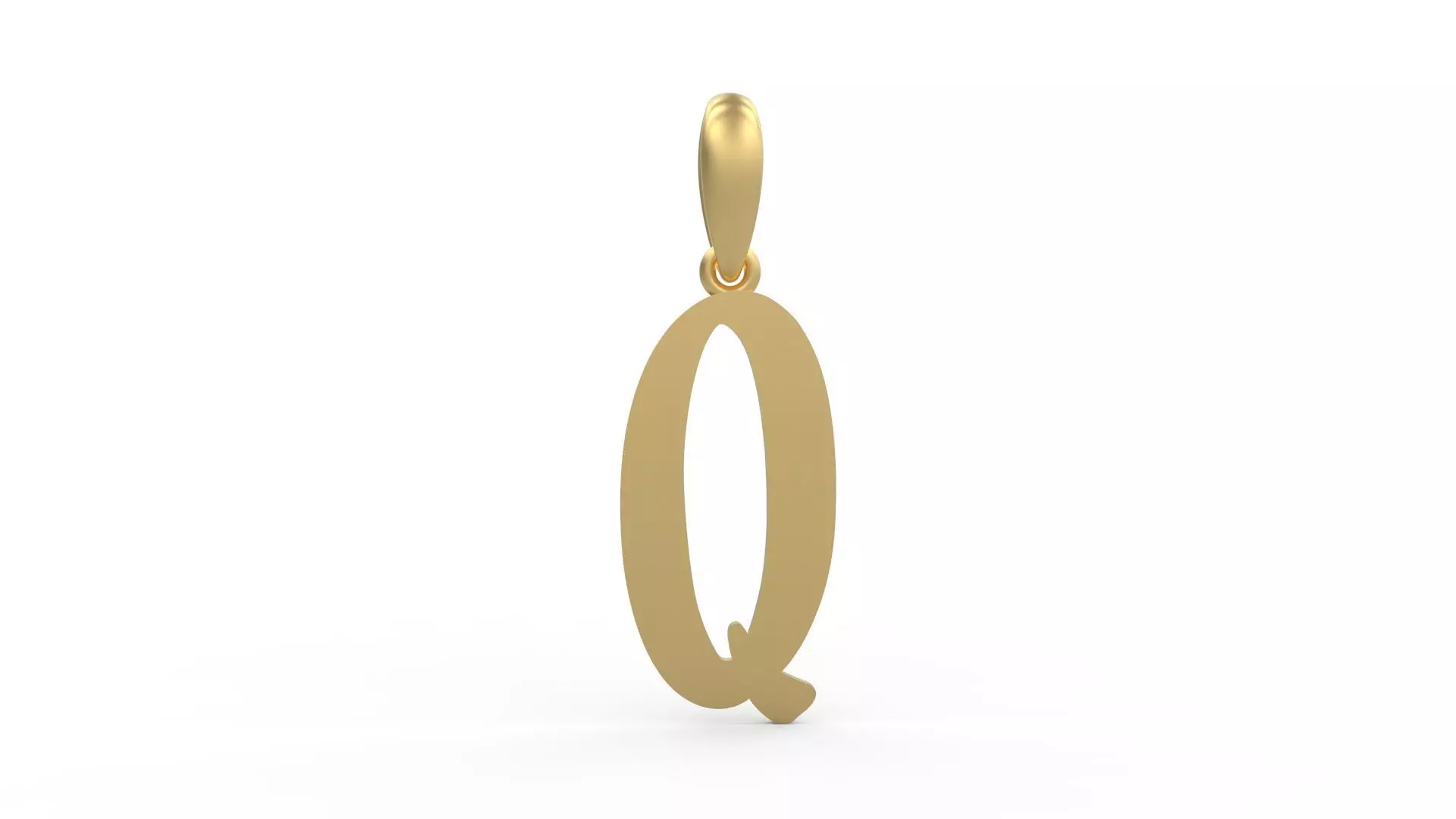 Initial Letters Pendant Solander Q 3D print model_0