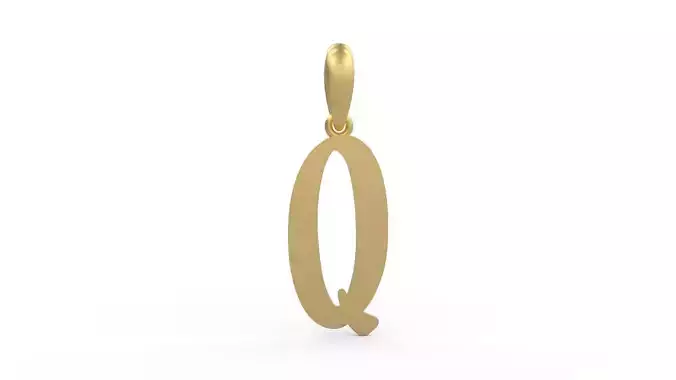 Initial Letters Pendant Solander Q