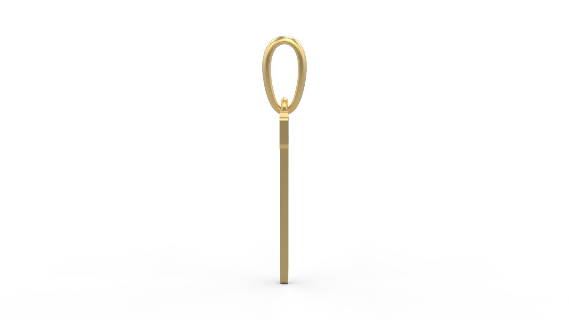 Initial Letters Pendant Solander T 3D print model_2