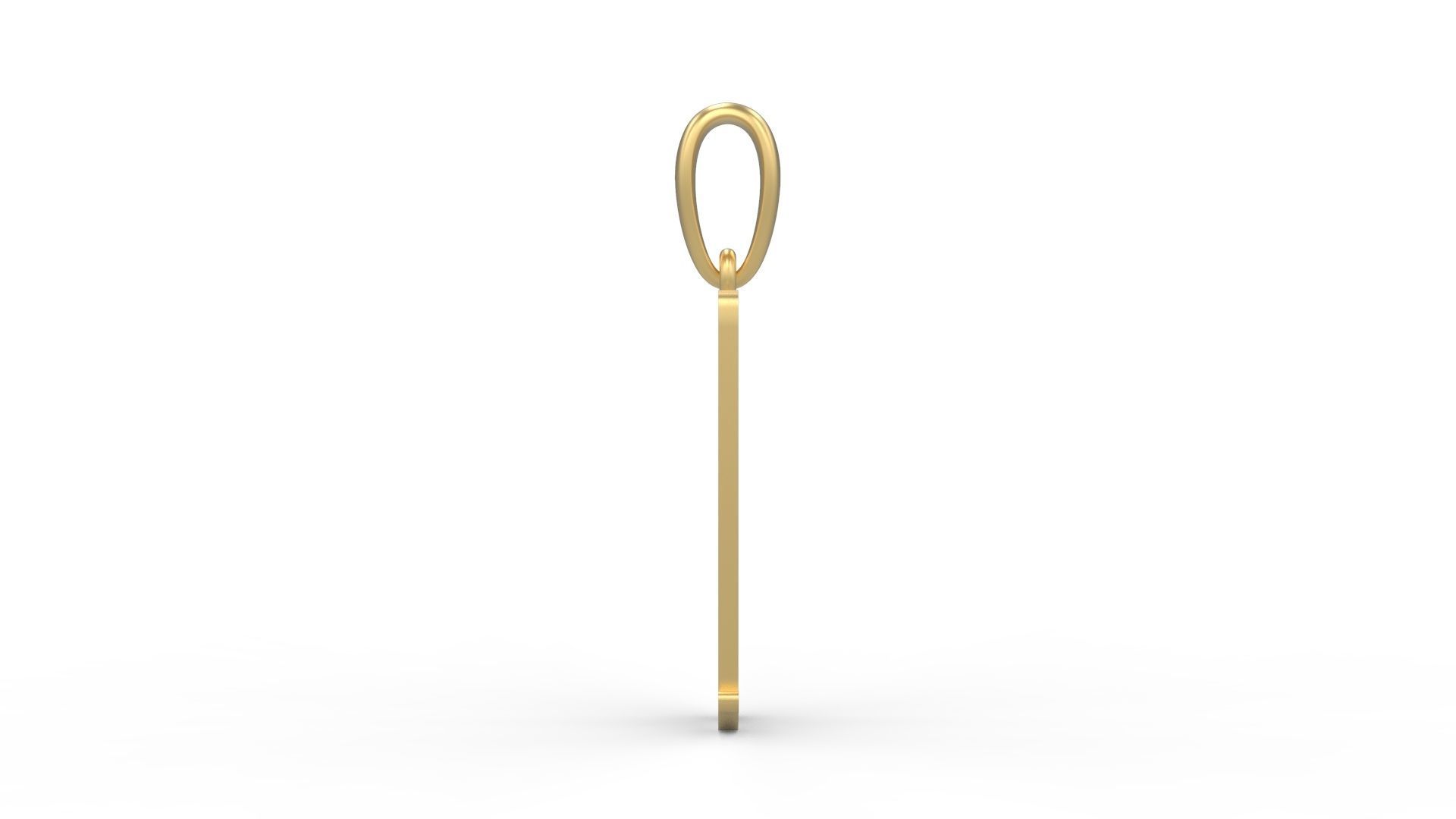 Initial Letters Pendant Solander U 3D print model_2